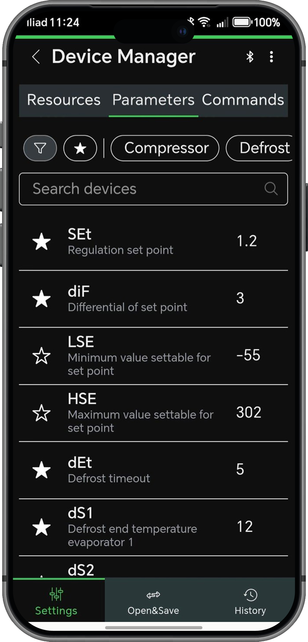 HACCP Module Screen